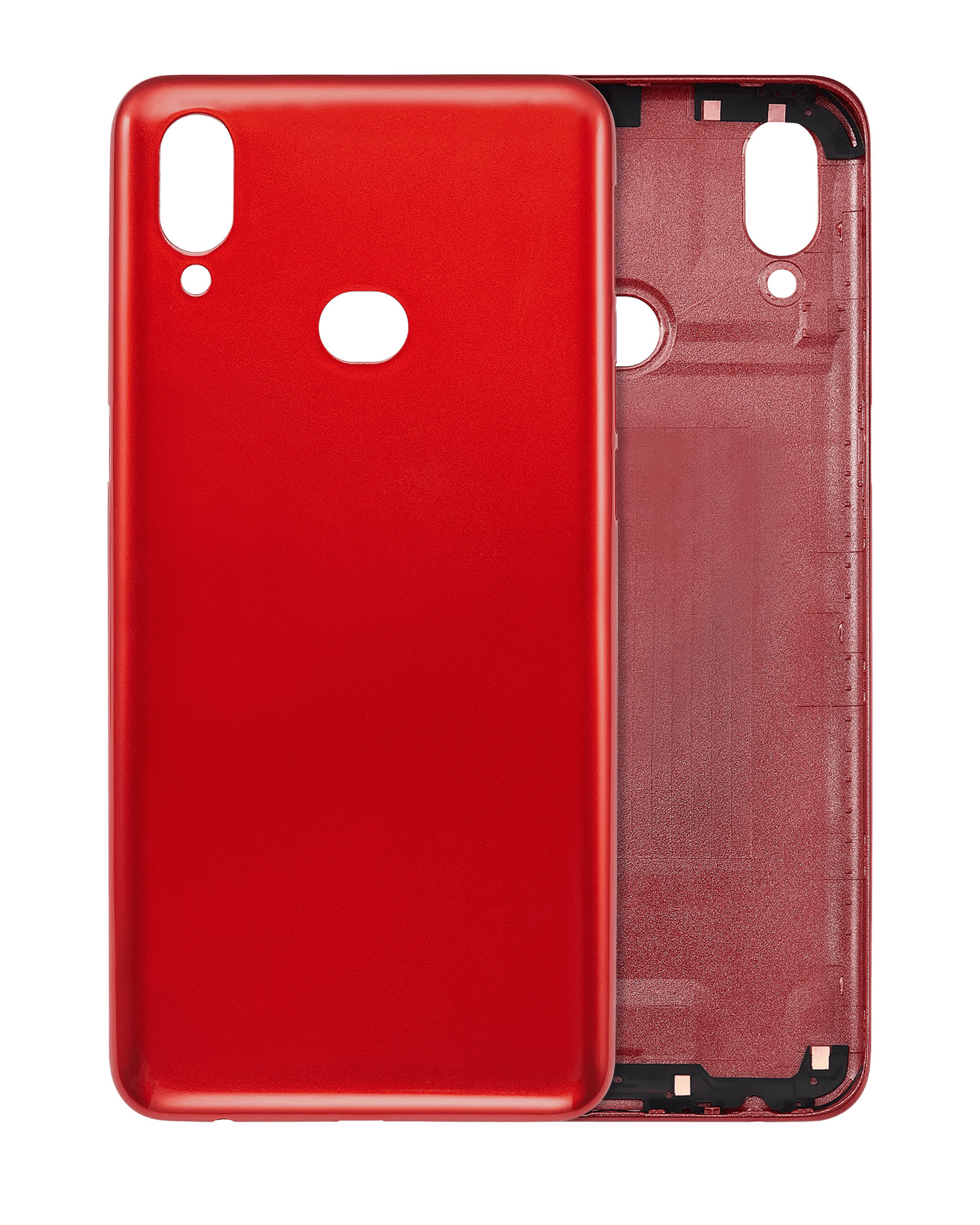 Rückdeckelglas für Samsung Galaxy A10s (A107 / 2019) (Aftermarket Plus) (Red (Rot))