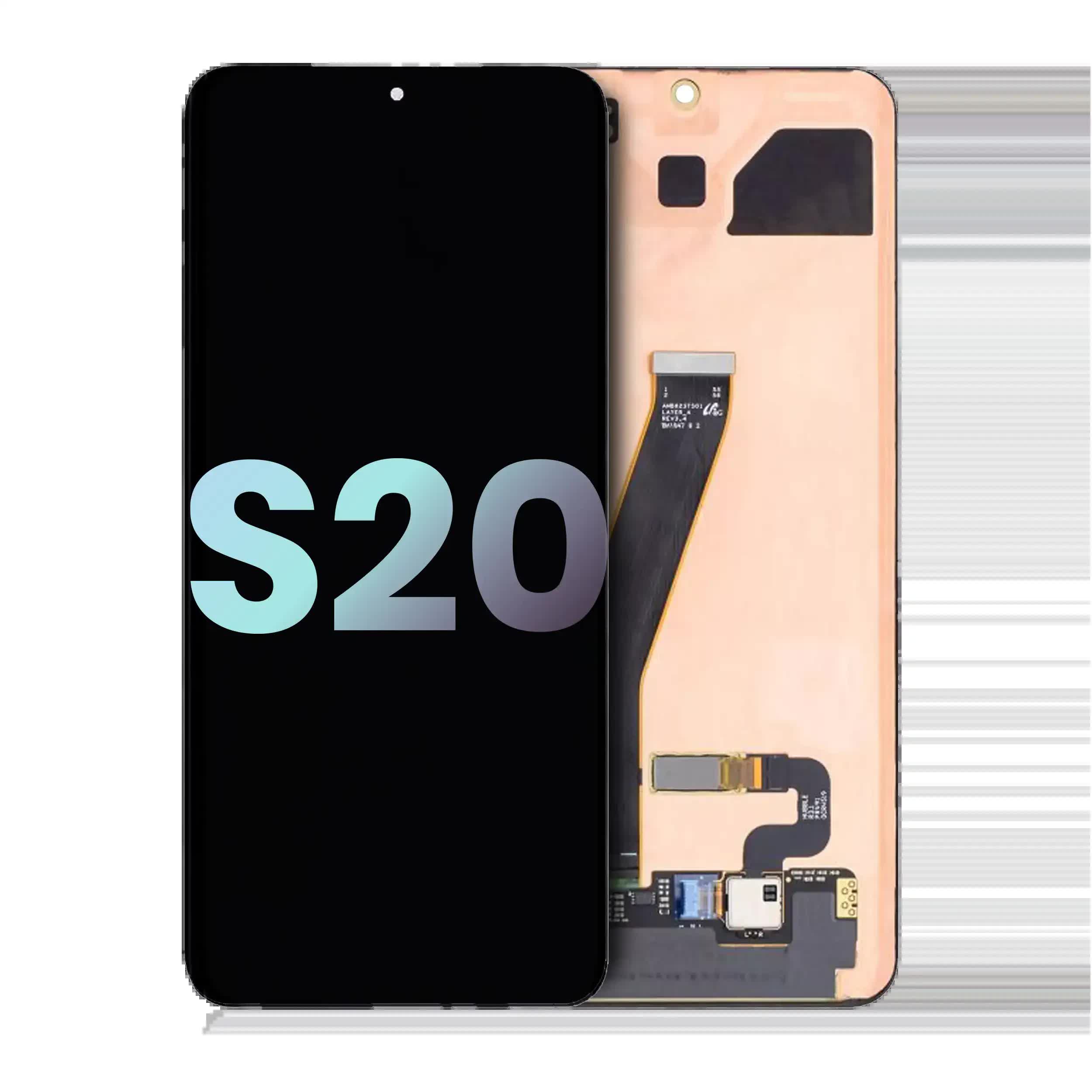 OLED Display ohne Rahmen für Samsung Galaxy S20 5G (Service Pack)