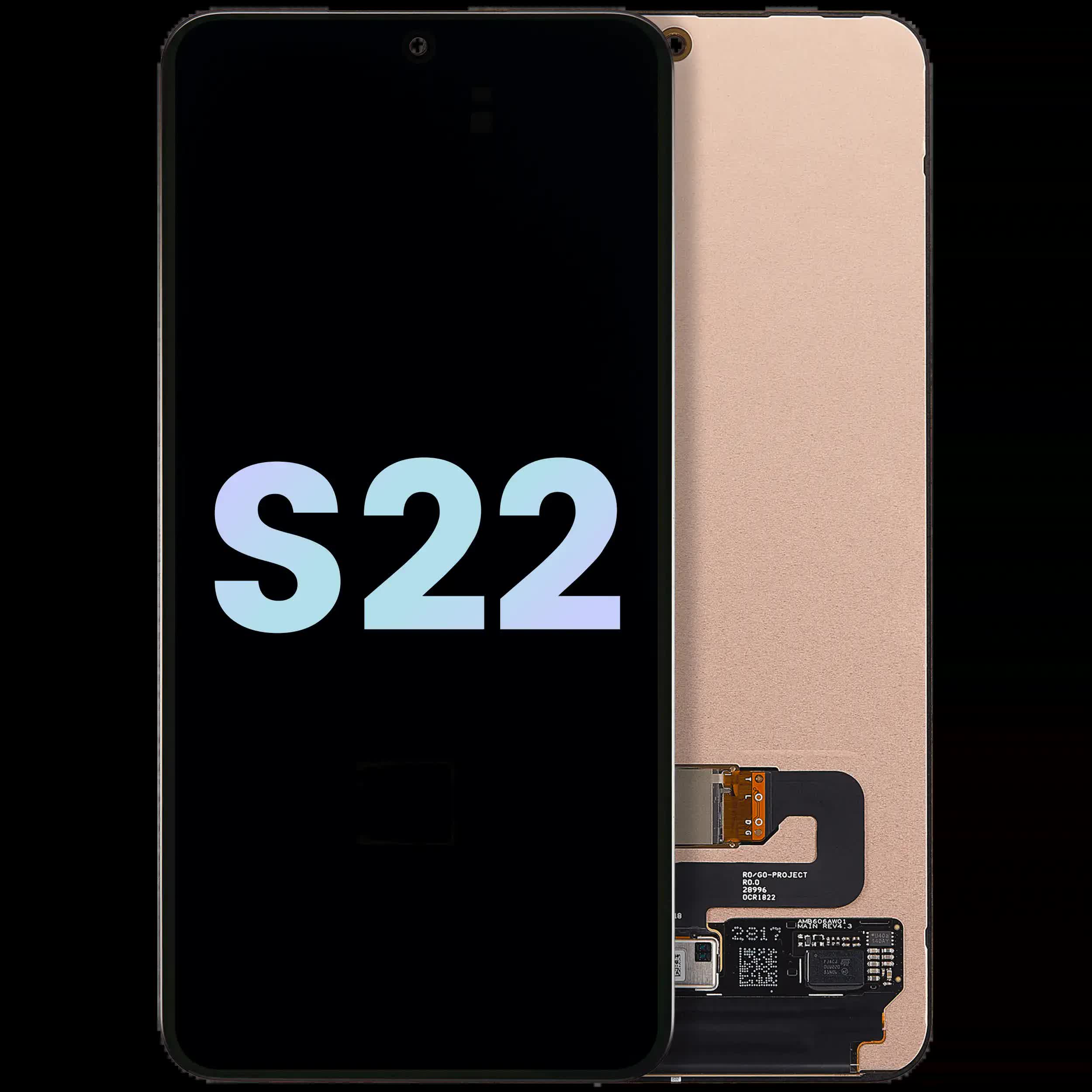 OLED Display ohne Rahmen für Samsung Galaxy S22 5G (Service Pack)
