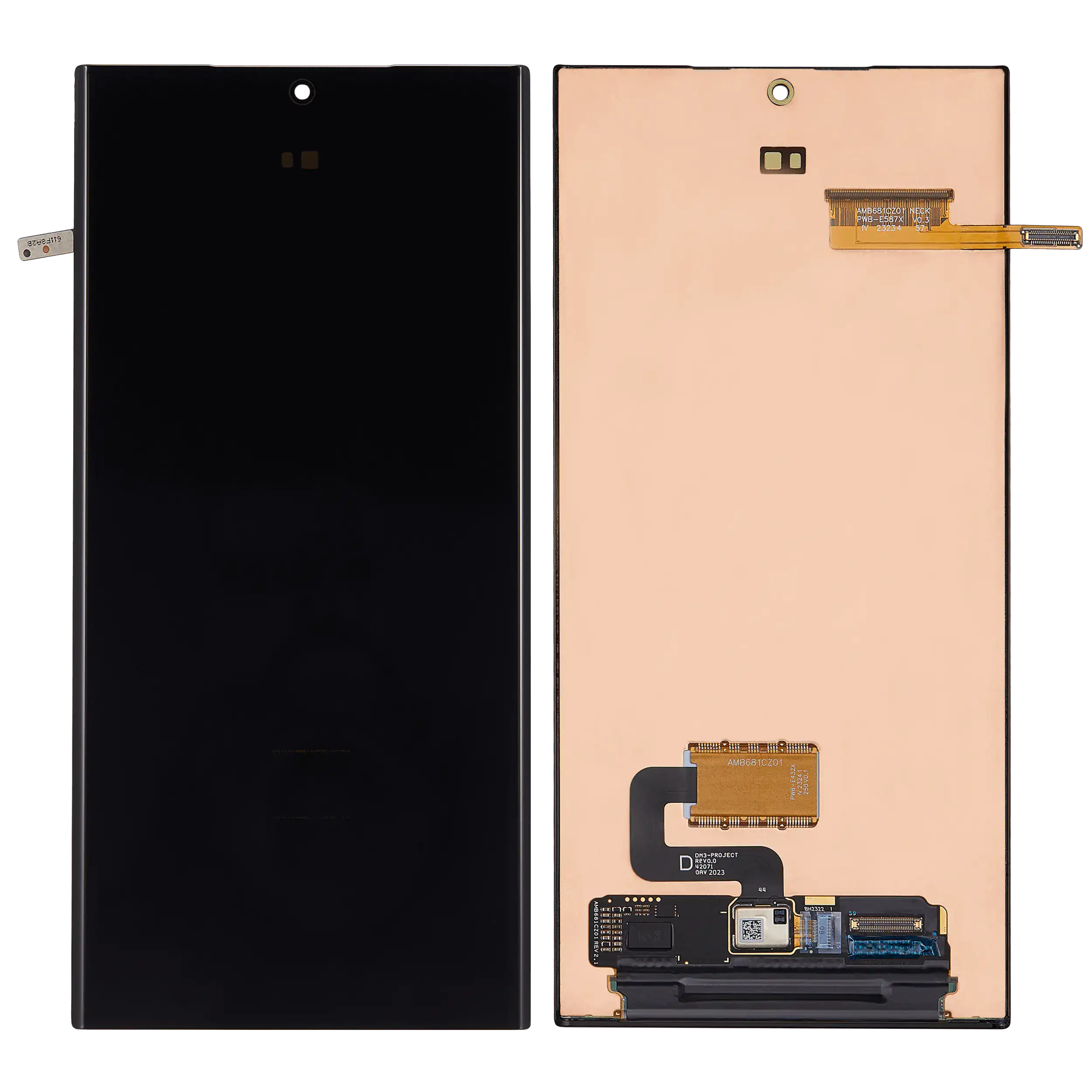OLED Display ohne Rahmen für Samsung Galaxy S23 Ultra 5G (US & International) (Service Pack) – Bild 2