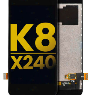 LCD Display ohne Rahmen für LG K8 (2017) / Aristo (International Version) (professionell aufgearbeitet) (Black (Schwarz))