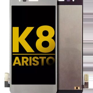 LCD Display ohne Rahmen für LG K8 (2017) / Aristo (US-Version) (professionell aufgearbeitet) (Silver (Silber))