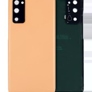 Rückdeckelglas mit Kameraglas für Samsung Galaxy S20 FE (Service Pack) (Cloud Orange)