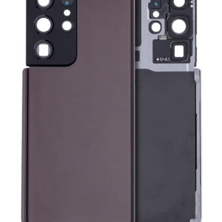 Rückdeckelglas mit Kameraglas für Samsung Galaxy S21 Ultra (Service Pack) (Phantom Brown)