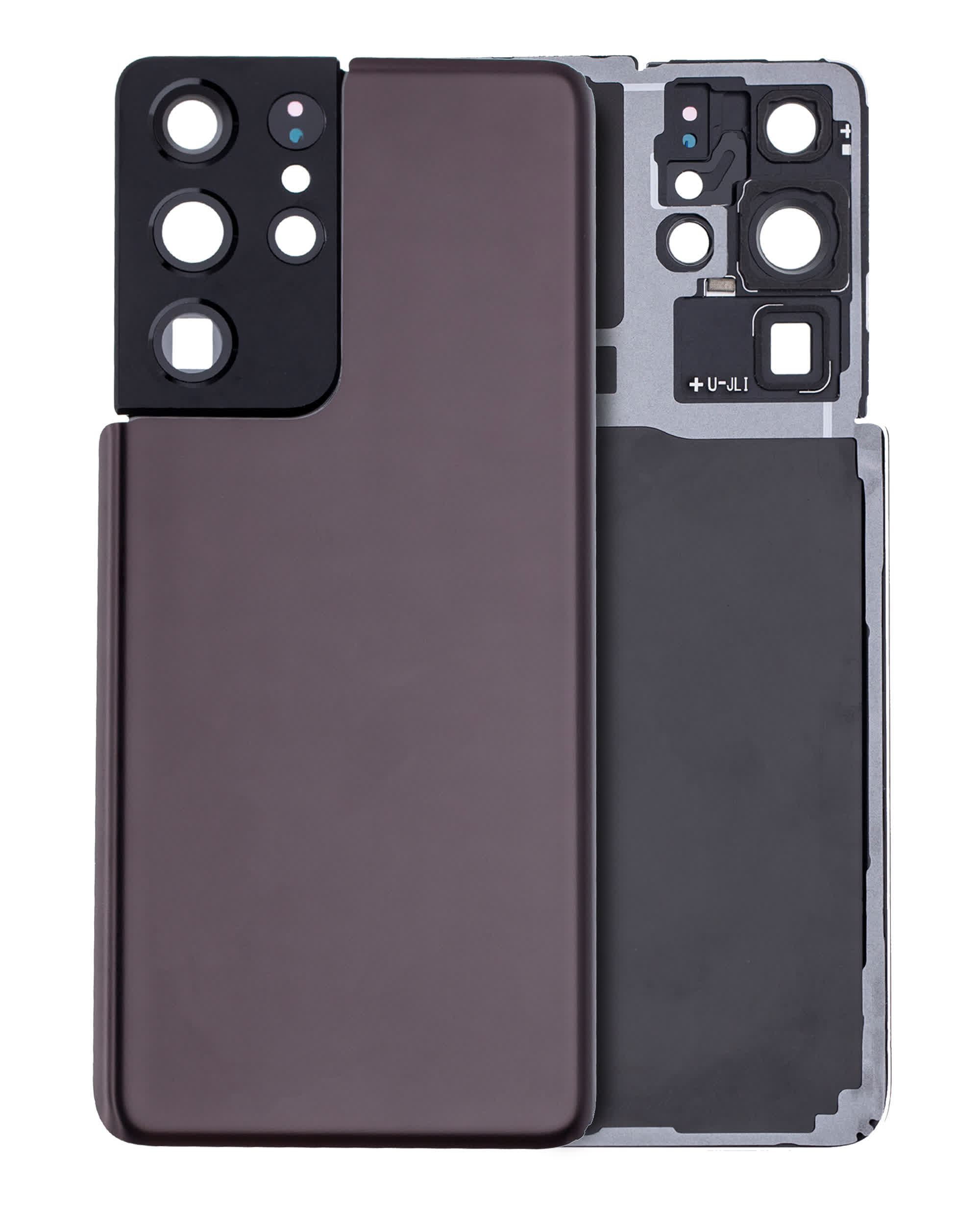 Rückdeckelglas mit Kameraglas für Samsung Galaxy S21 Ultra (Service Pack) (Phantom Brown)