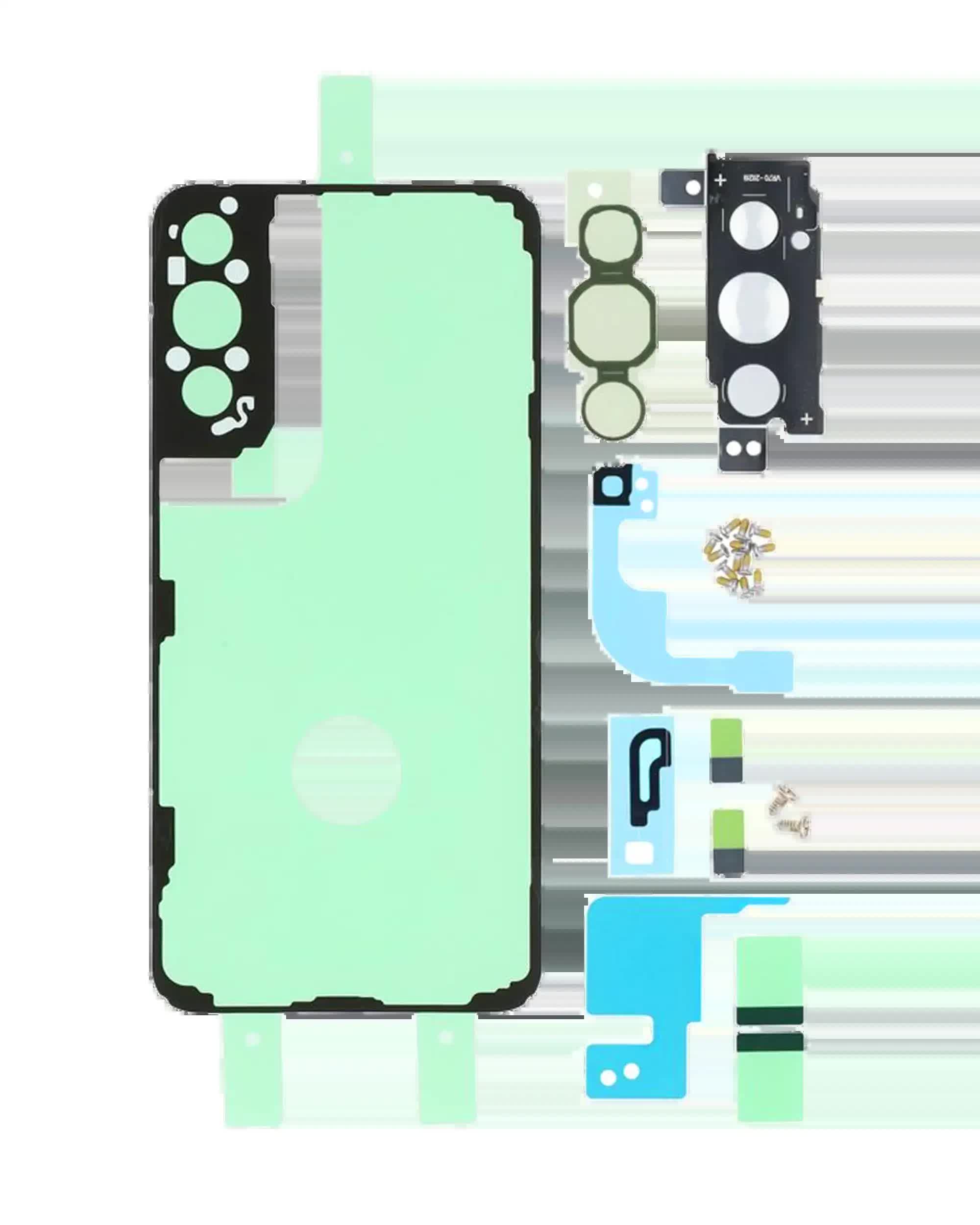 Rückdeckel Klebefolie mit Re-Work Set für Samsung Galaxy S22 Plus (Service Pack)