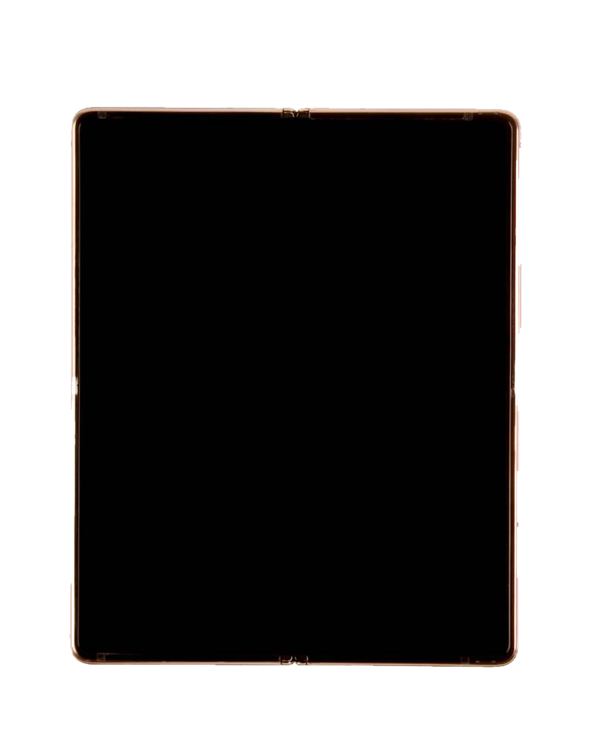 Inner OLED Display mit Rahmen für Samsung Galaxy Z Fold 2 5G (ausgebautes Originalteil: Grade B/C) (US & International) (Mystic Bronze) – Bild 2