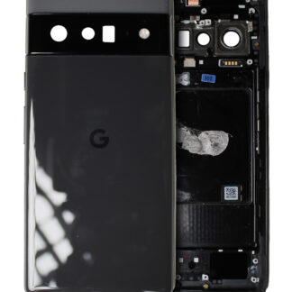 Rückgehäuse für Google Pixel 6 Pro (ausgebautes Originalteil: Grade B/C) (Stormy Black)