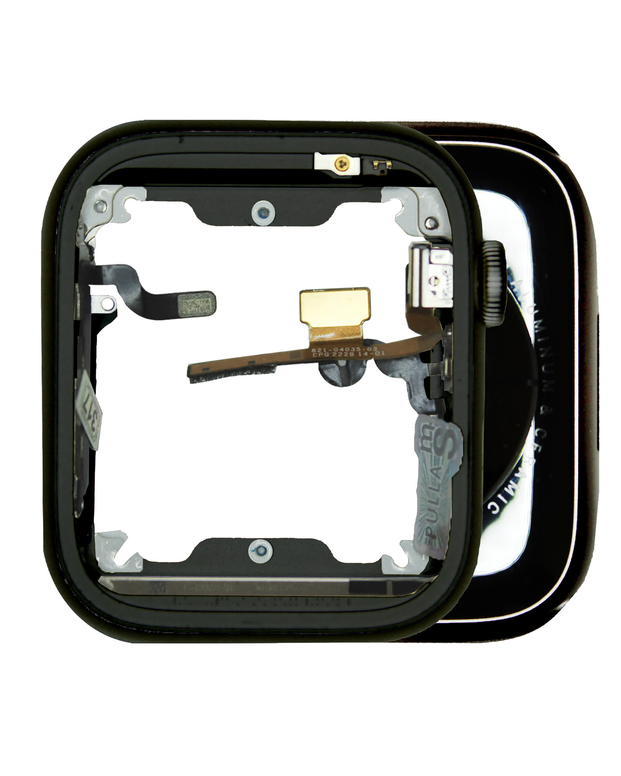 Gehäuse Baugruppe für Watch Series 8 (45MM) (GPS Version) (ausgebautes Originalteil: Grade B/C) (Aluminium/Midnight)
