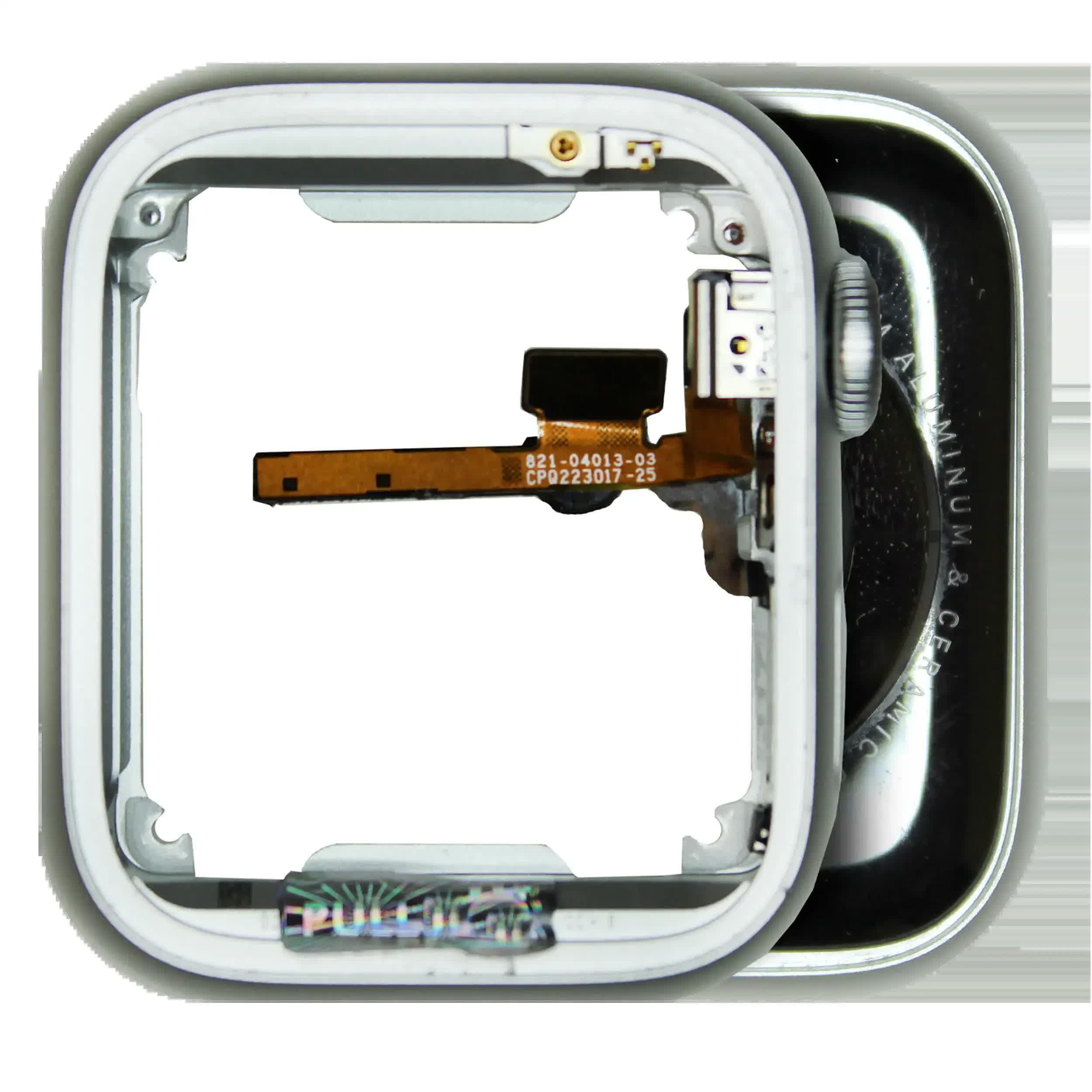Gehäuse Baugruppe für Watch Series 8 (41MM) (GPS Version) (ausgebautes Originalteil: Grade A) (Aluminium/Silver)