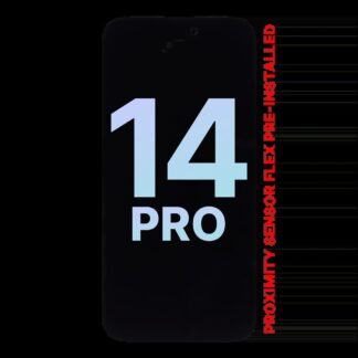 OLED Display mit Näherungssensor Flex vormontiert für iPhone 14 Pro (Service Pack)