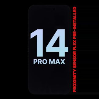 OLED Display mit Näherungssensor Flex vormontiert für iPhone 14 Pro Max (Service Pack)