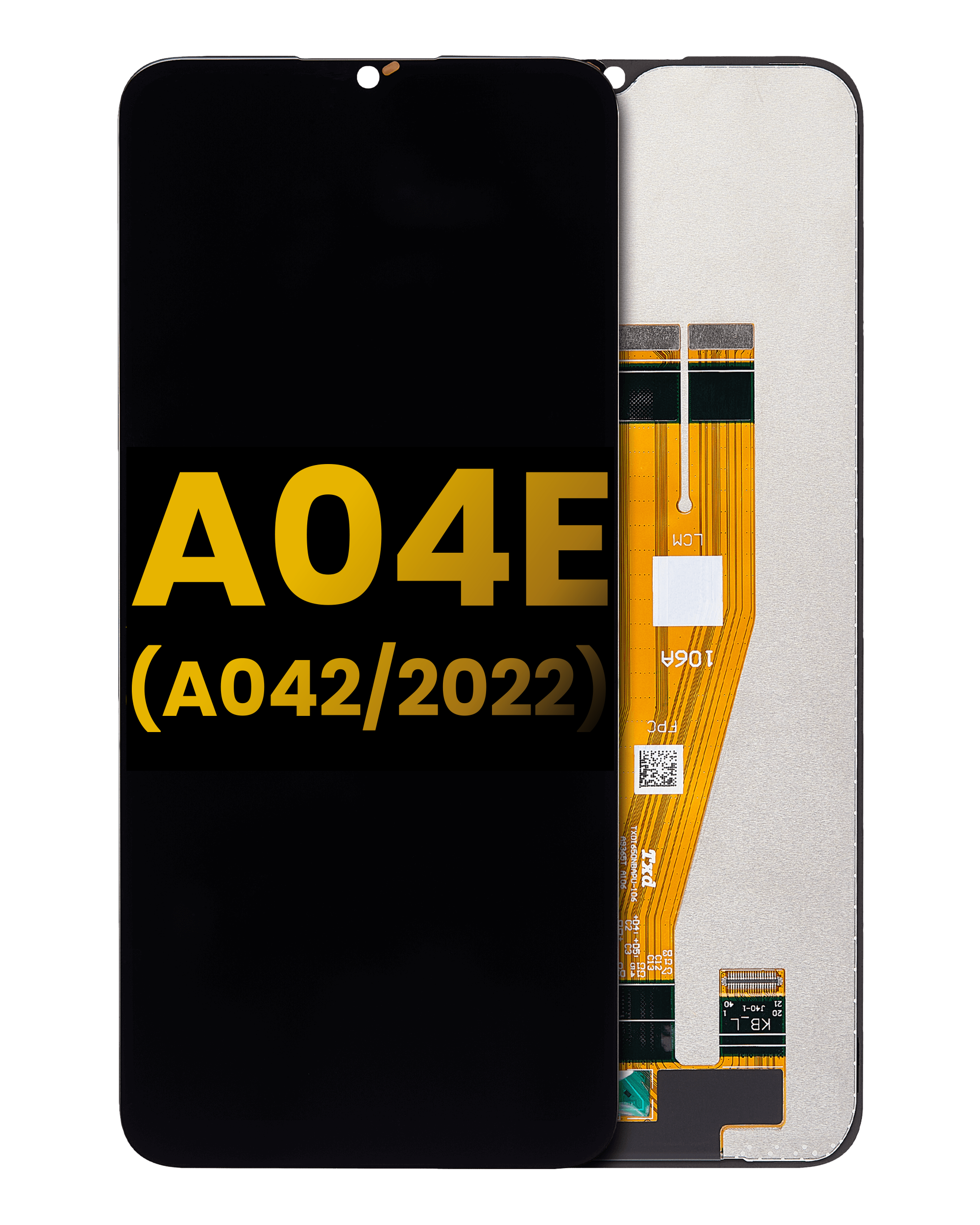LCD Display mit Rahmen für Samsung Galaxy A04E (A042 / 2022) (Service Pack) – Bild 5