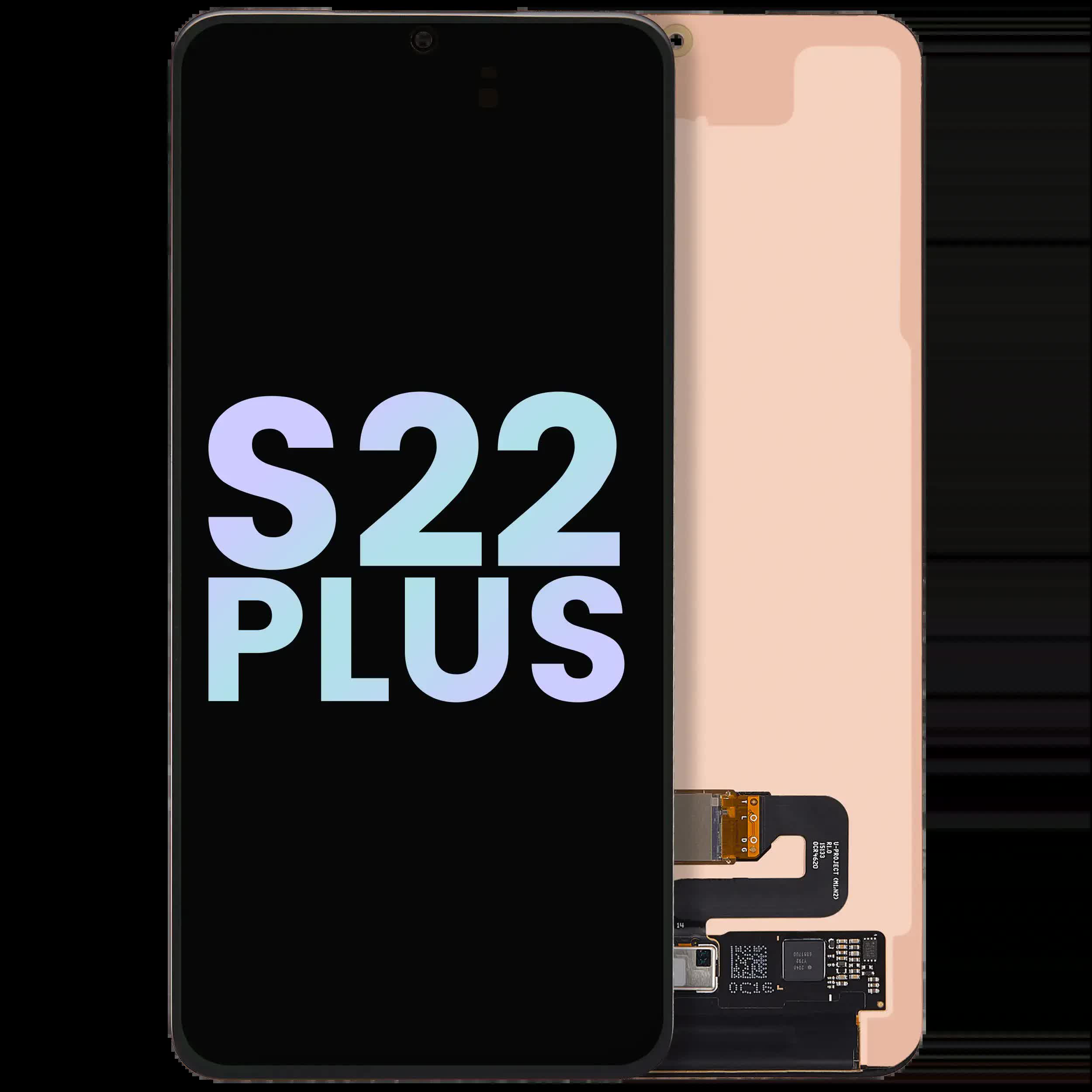 OLED Display ohne Rahmen für Samsung Galaxy S22 Plus 5G (Service Pack)