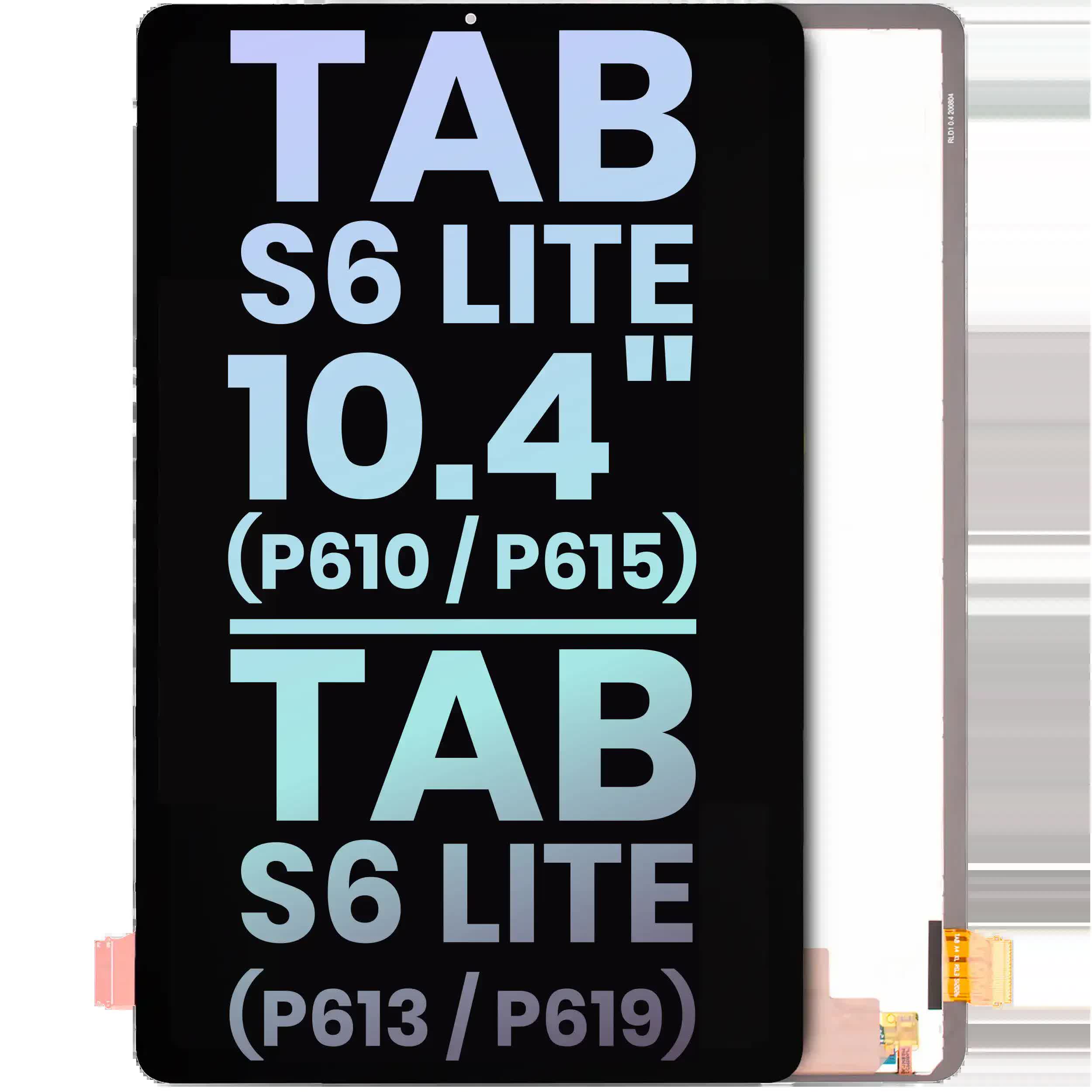 LCD Display ohne Rahmen für Samsung Galaxy Tab S6 Lite 10.4" (P610 / P615) (2020) / Tab S6 Lite 10.4" (P613 / P619) (2022) (Service Pack)