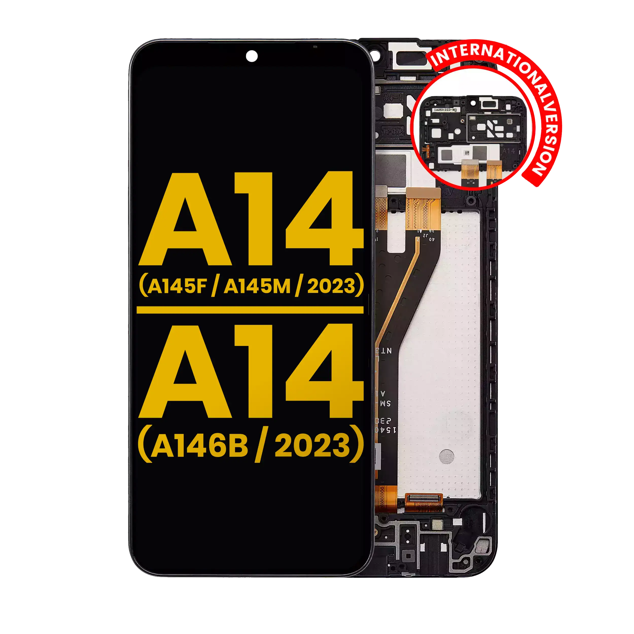 LCD Display mit Rahmen für Samsung Galaxy A14 5G (A146U / A146P / A146V / A146W / 2023) (US-Version) (Service Pack) – Bild 3