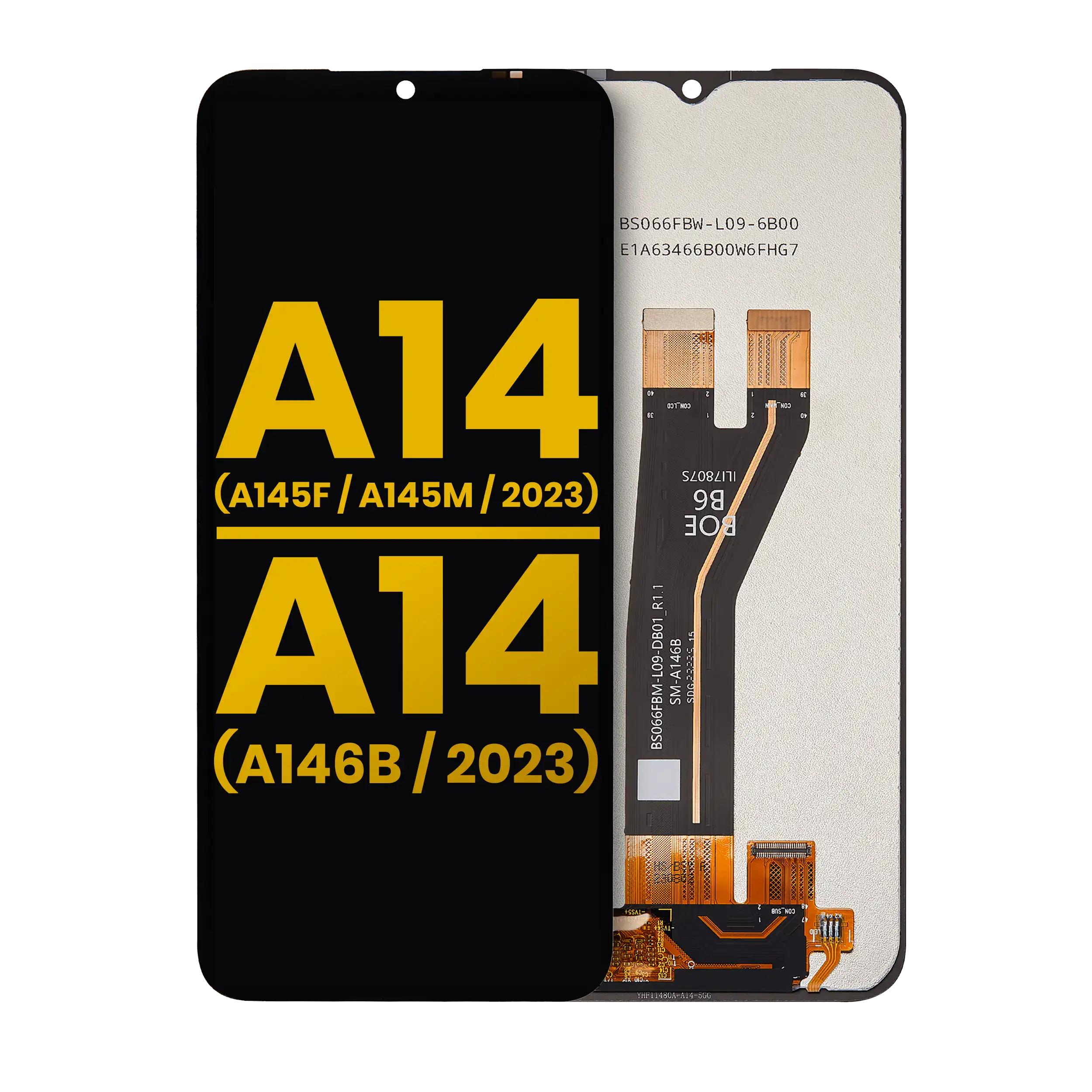LCD Display mit Rahmen für Samsung Galaxy A14 5G (A146U / A146P / A146V / A146W / 2023) (US-Version) (Service Pack) – Bild 4