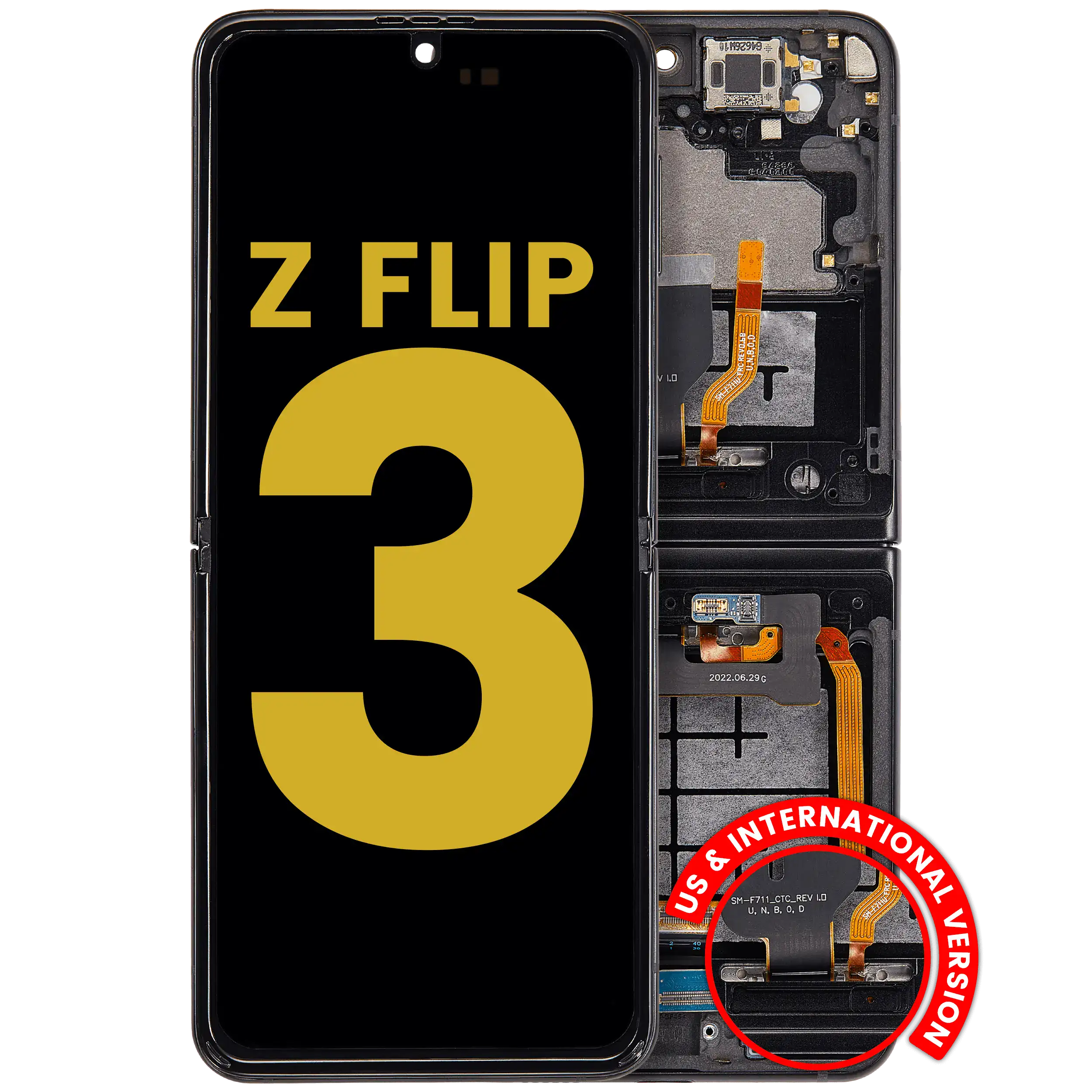 Outer OLED Display für Samsung Galaxy Z Flip 5 5G (Service Pack) – Bild 5