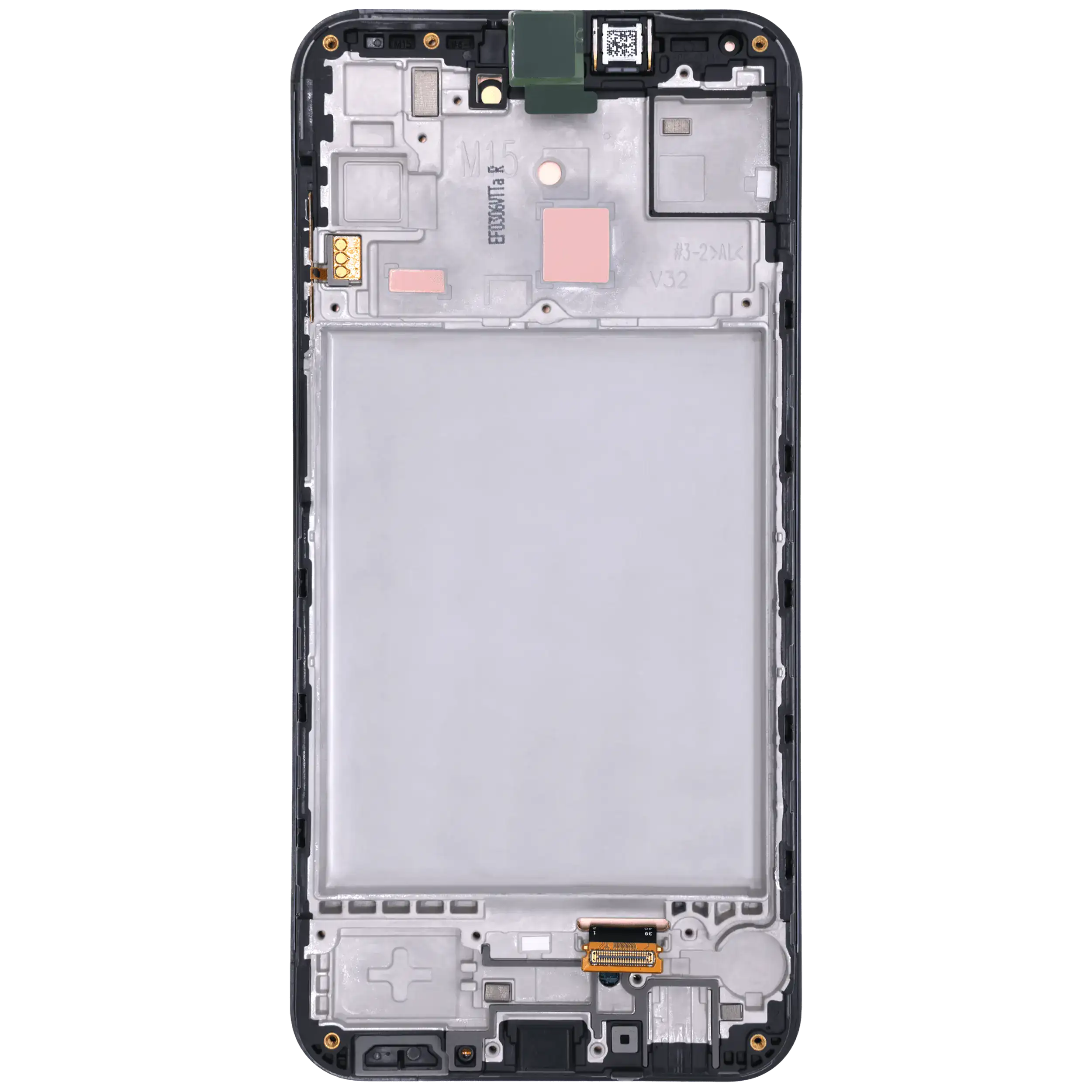 OLED Display mit Rahmen für Samsung Galaxy M15 (M156 / 2024) (Service Pack) (Gray (Grau)) – Bild 4