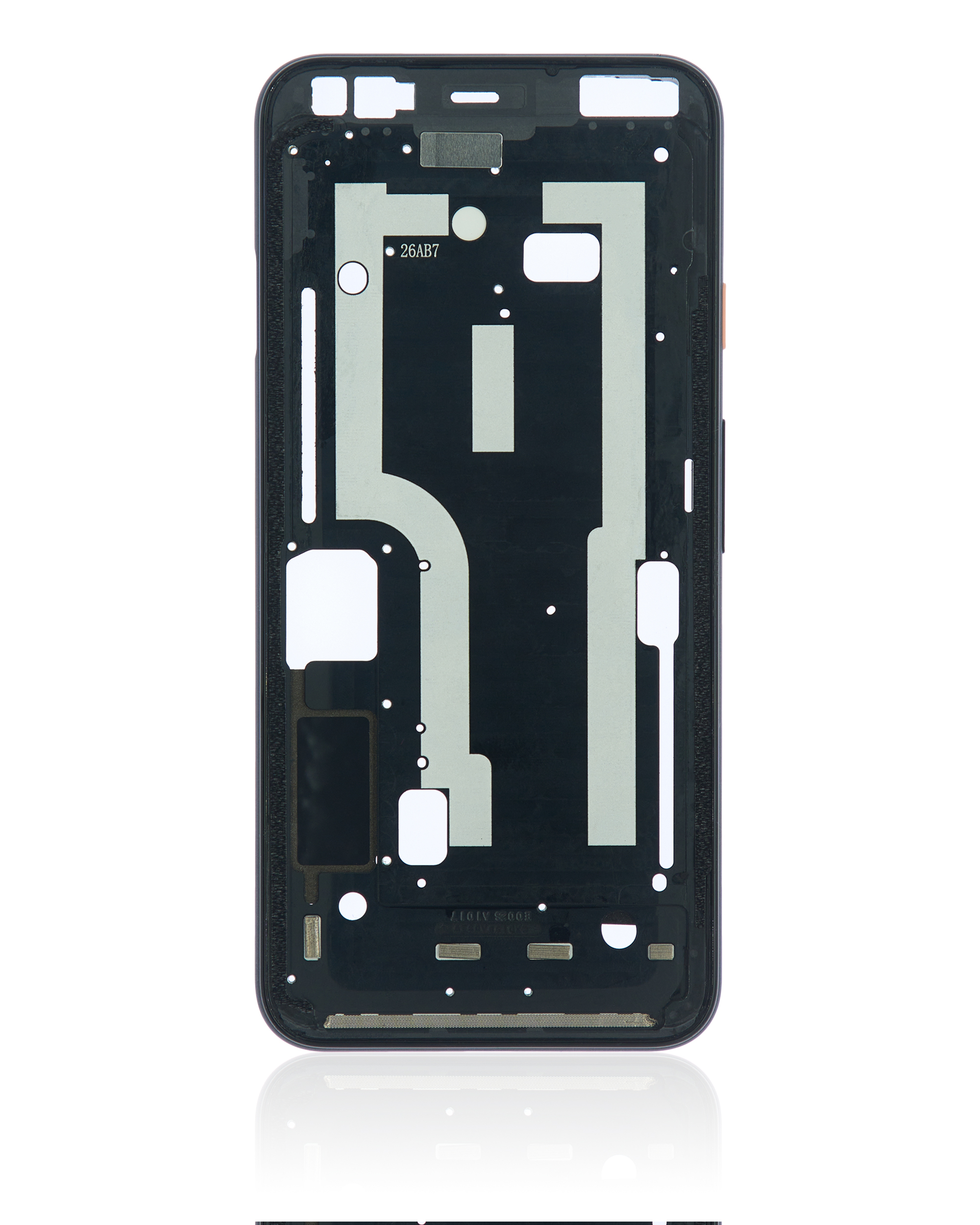 Mittelrahmen für Google Pixel 4 (Pink Powerbutton) – Bild 3