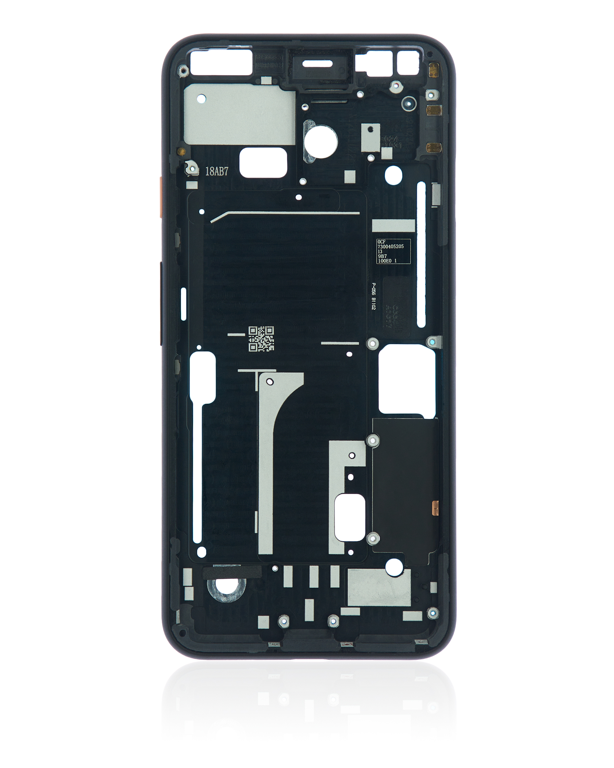 Mittelrahmen für Google Pixel 4 (Pink Powerbutton) – Bild 4