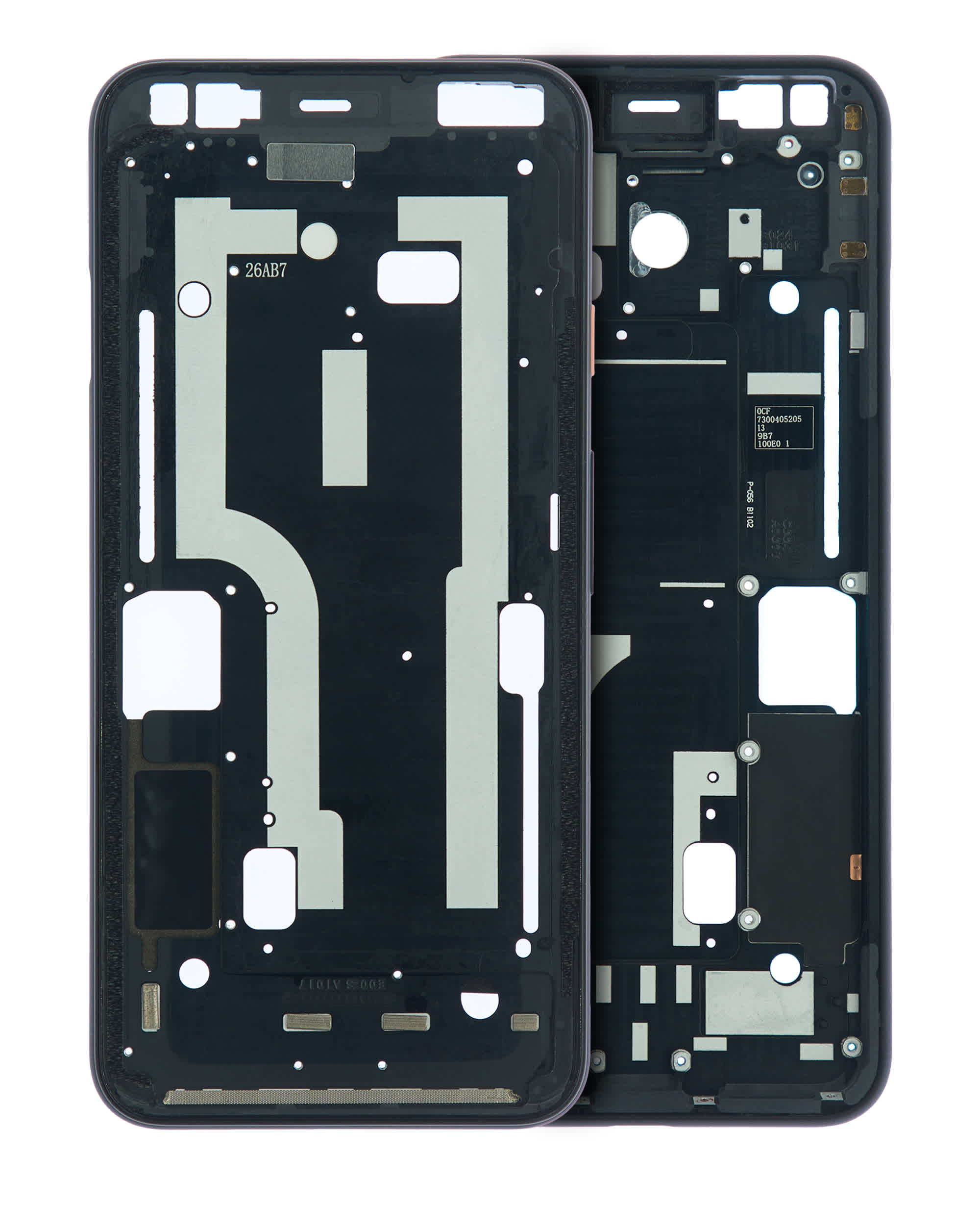 Mittelrahmen für Google Pixel 4 (Pink Powerbutton)