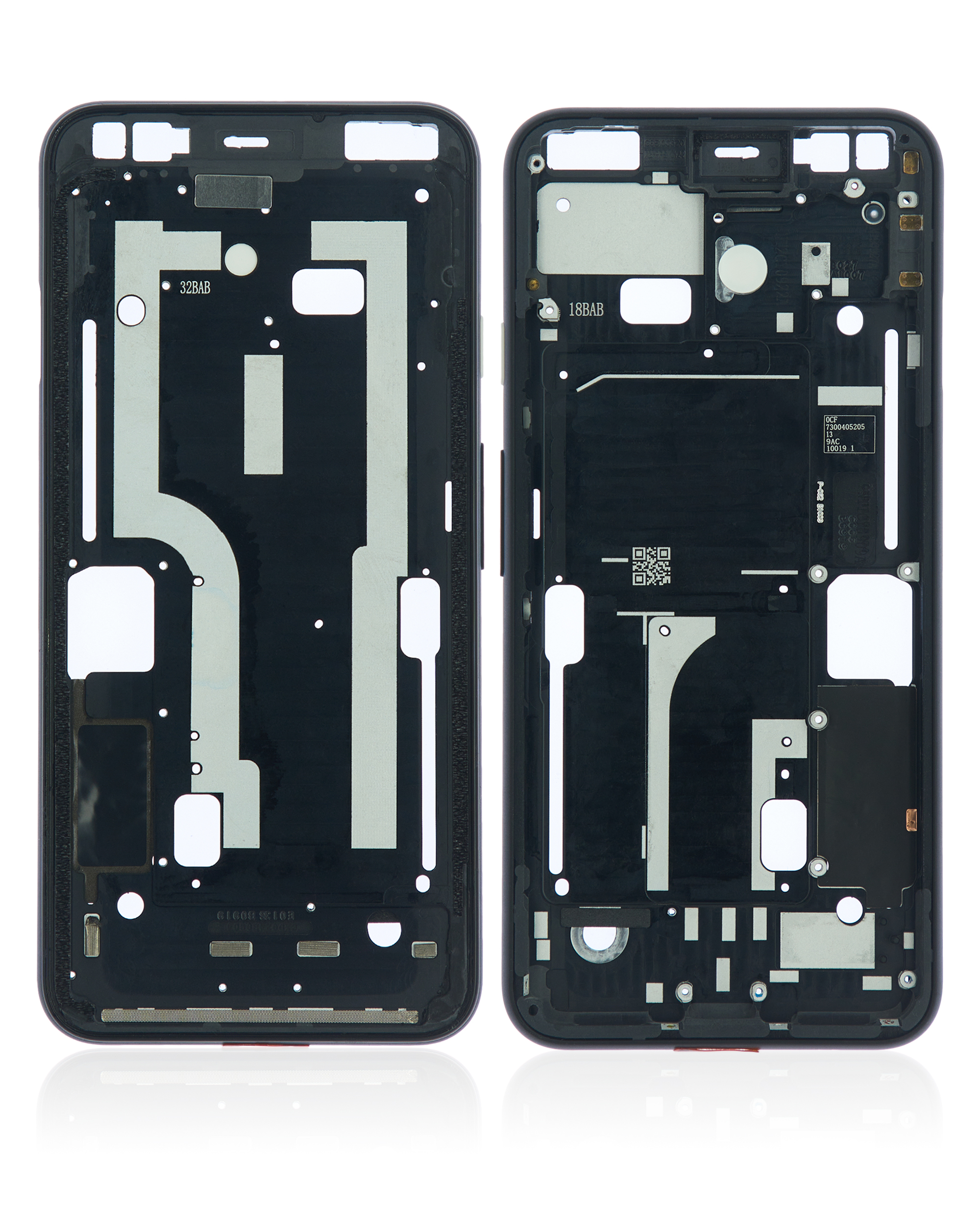 Mittelrahmen für Google Pixel 4 (Clearly White Powerbutton) – Bild 2