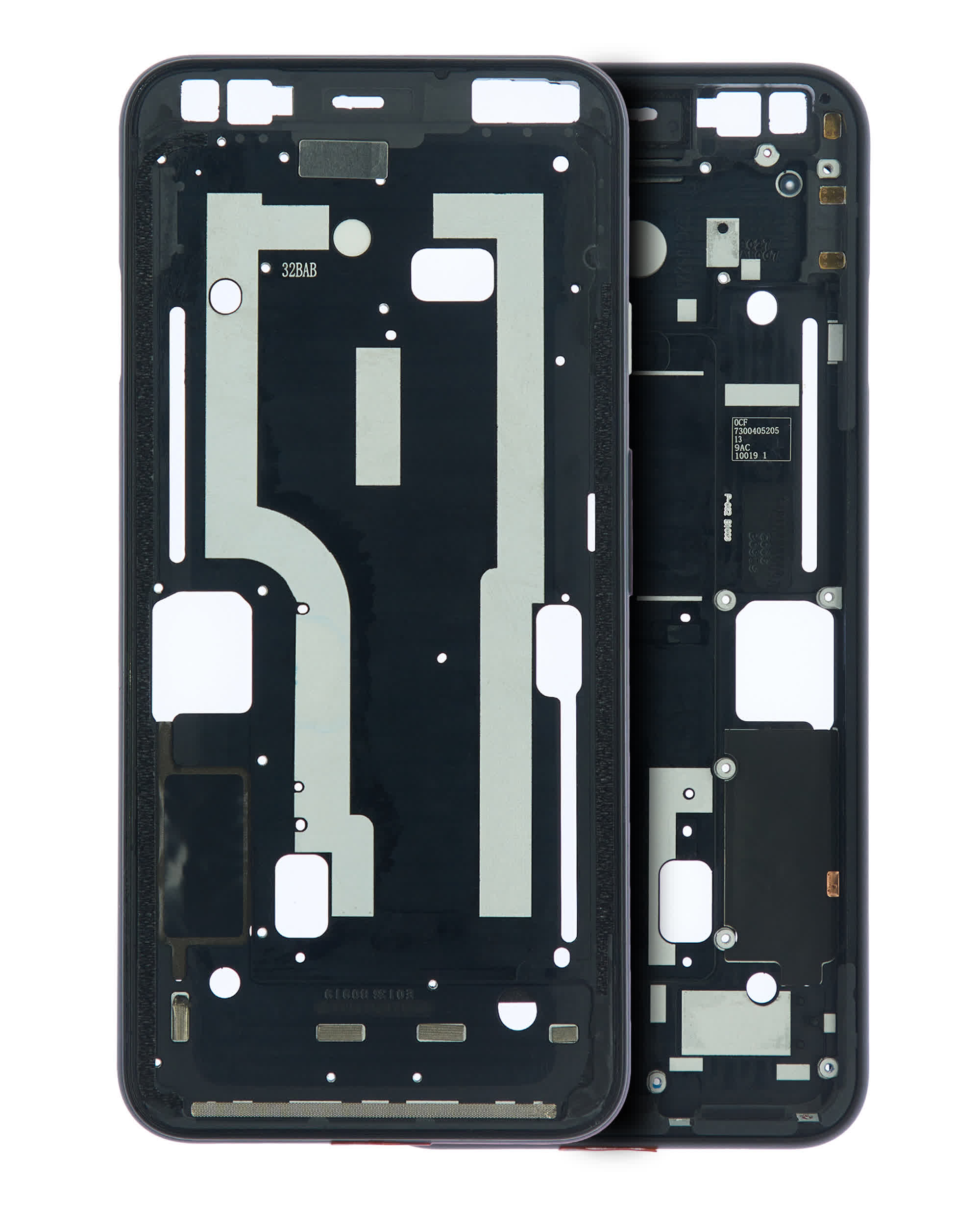 Mittelrahmen für Google Pixel 4 (Clearly White Powerbutton)