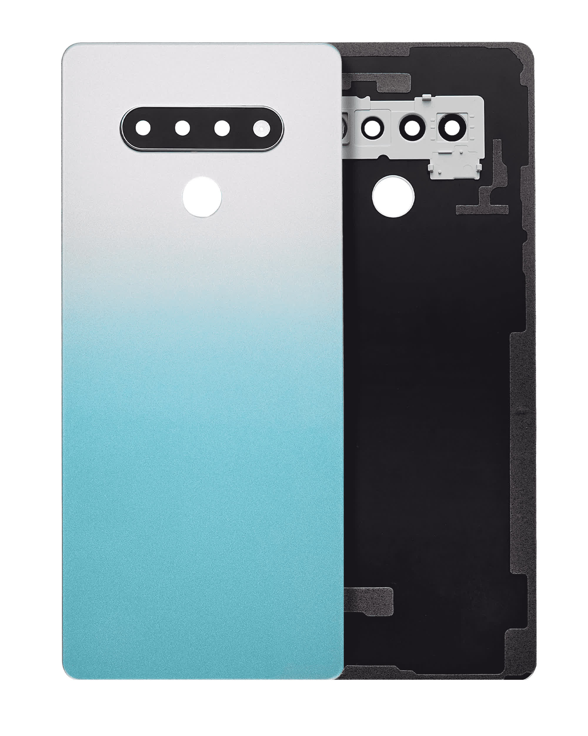 Rückdeckelglas mit Kameraglas für LG Stylo 6 / K71 (Blue (Blau))