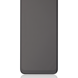 LCD Display mit Rahmen für LG K61 (2020) (professionell aufgearbeitet) (Black (Schwarz))