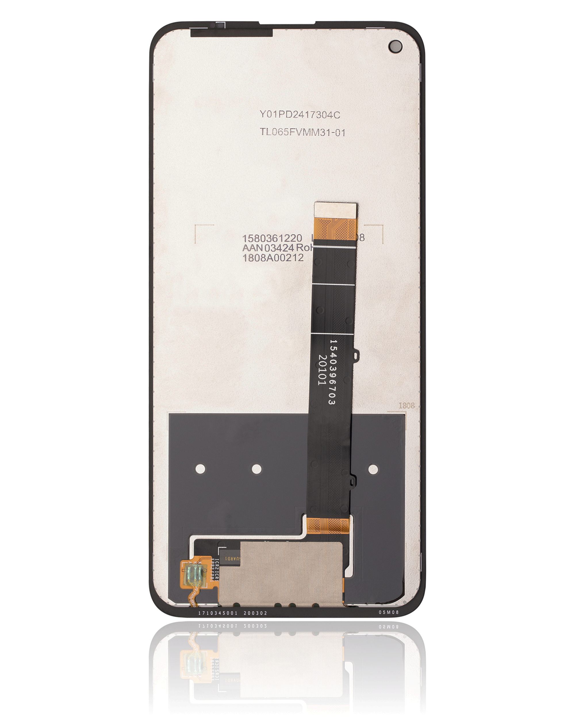 LCD Display ohne Rahmen für LG K61 (2020) (professionell aufgearbeitet) (Black (Schwarz)) – Bild 3