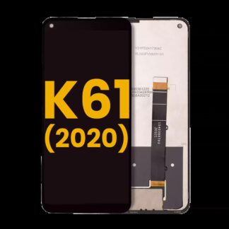 LCD Display ohne Rahmen für LG K61 (2020) (professionell aufgearbeitet) (Black (Schwarz))