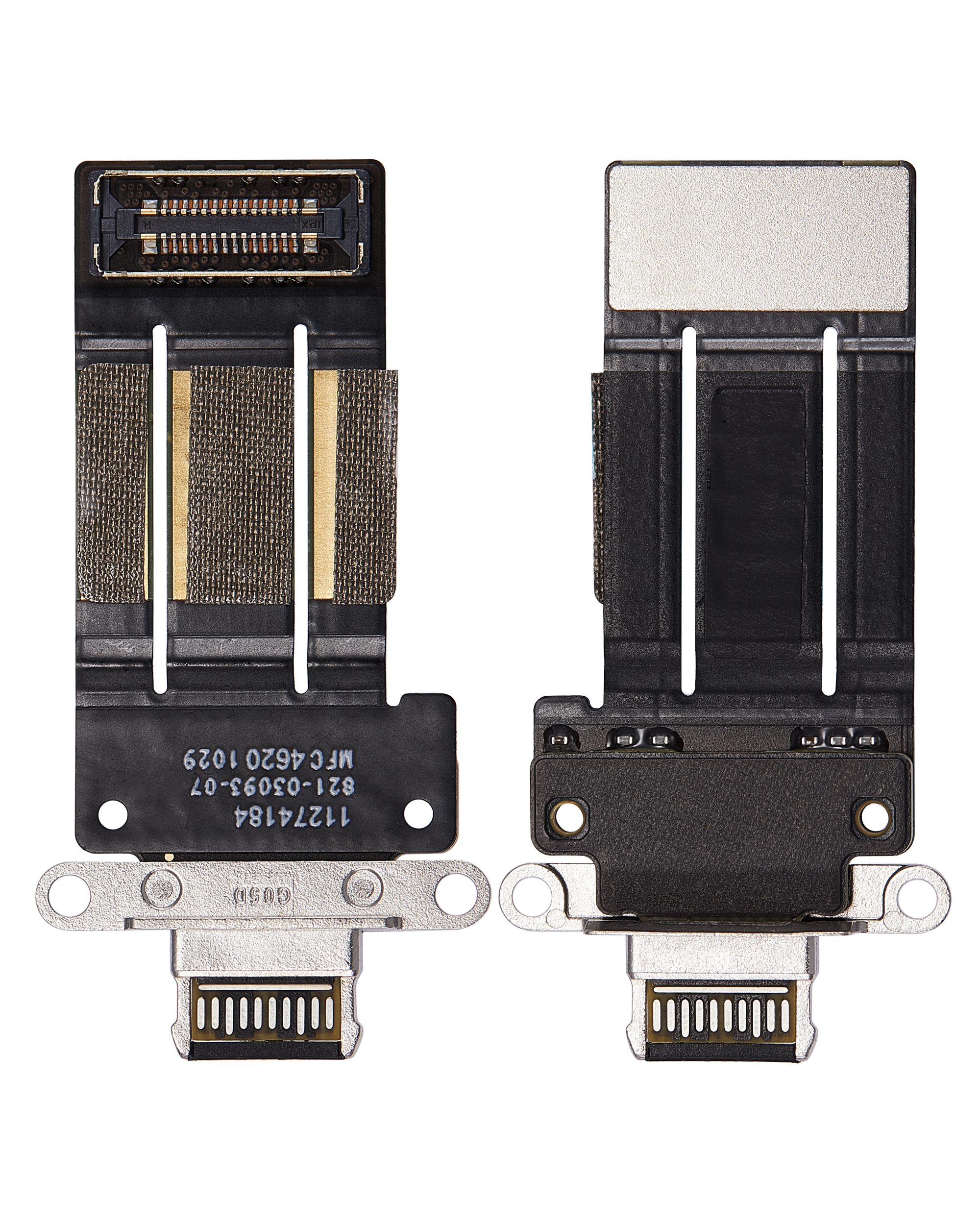 Ladebuchse Flexkabel für iPad Pro 11" 3. Gen (2021) / Pro 11" 4th Gen (2022) / iPad Pro 12.9" 5th Gen (2021) / Pro 12.9" 6th Gen (2022) (Space Gr – Bild 2