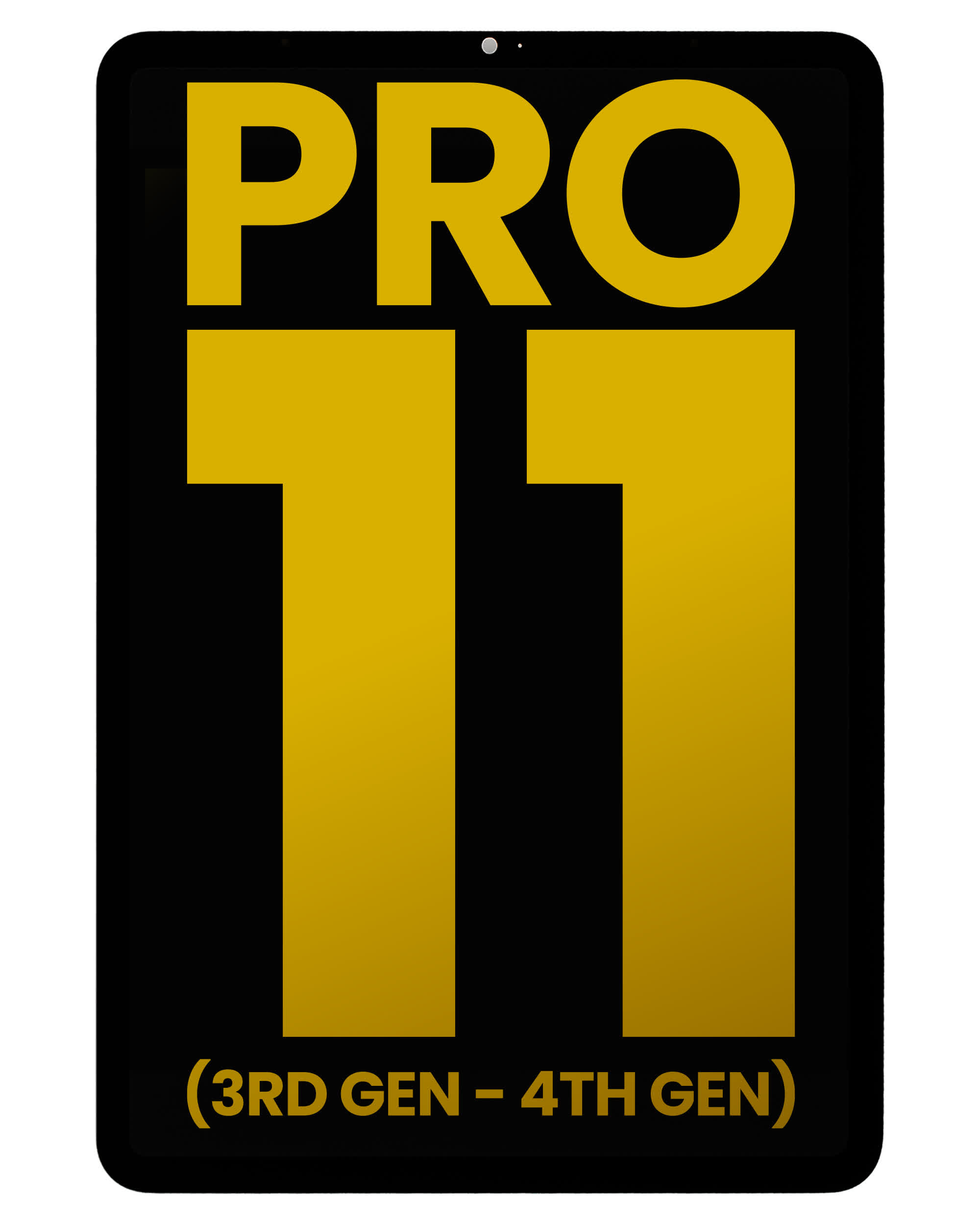 LCD Display mit Touchscreen-Digitizer für iPad Pro 11" 3. Gen (2021) / Pro 11" 4th Gen (2022) (professionell aufgearbeitet)