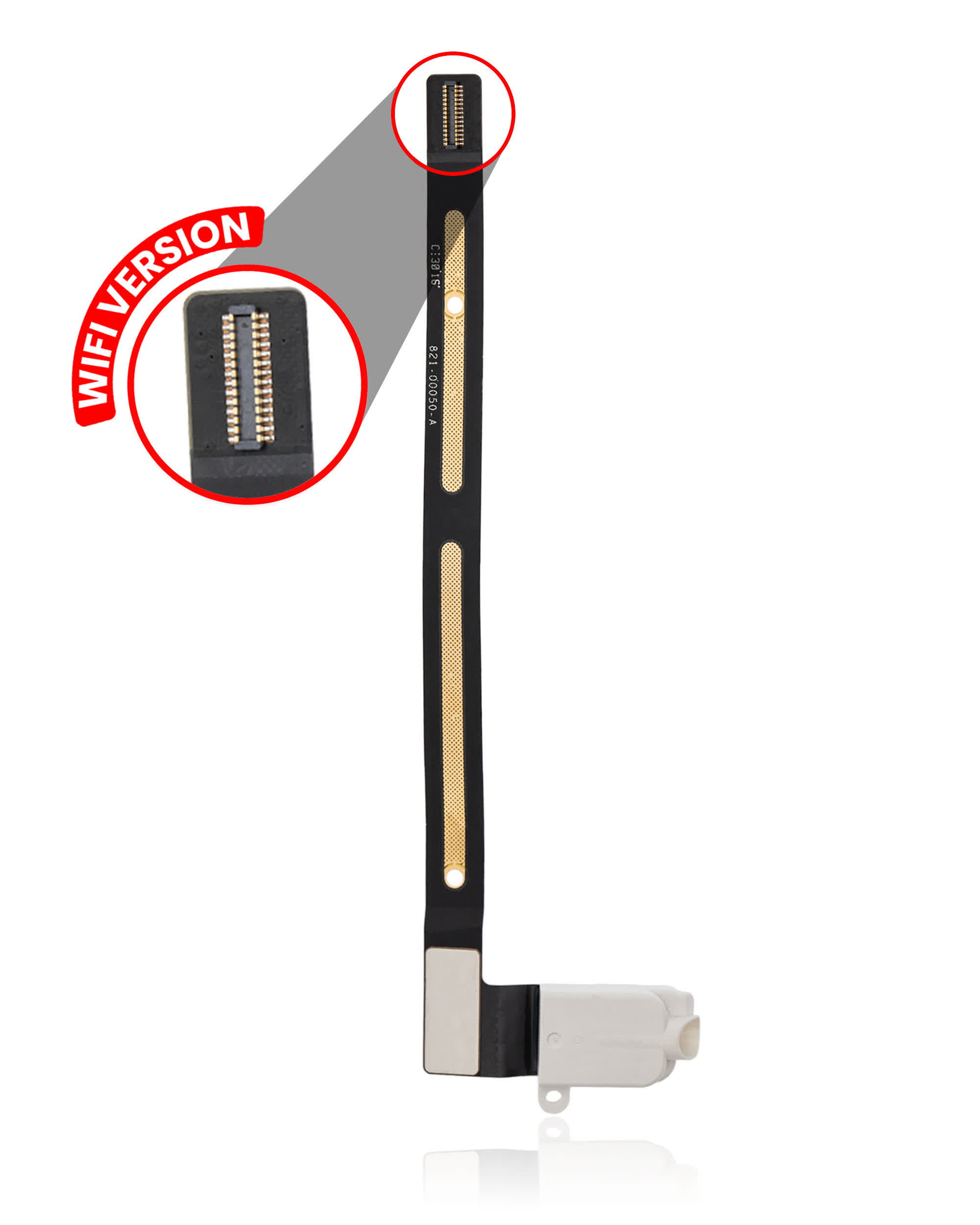 Kopfhörerbuchsen-Flexkabel für iPad Air 2 (nur WiFi) (White (Weiß))