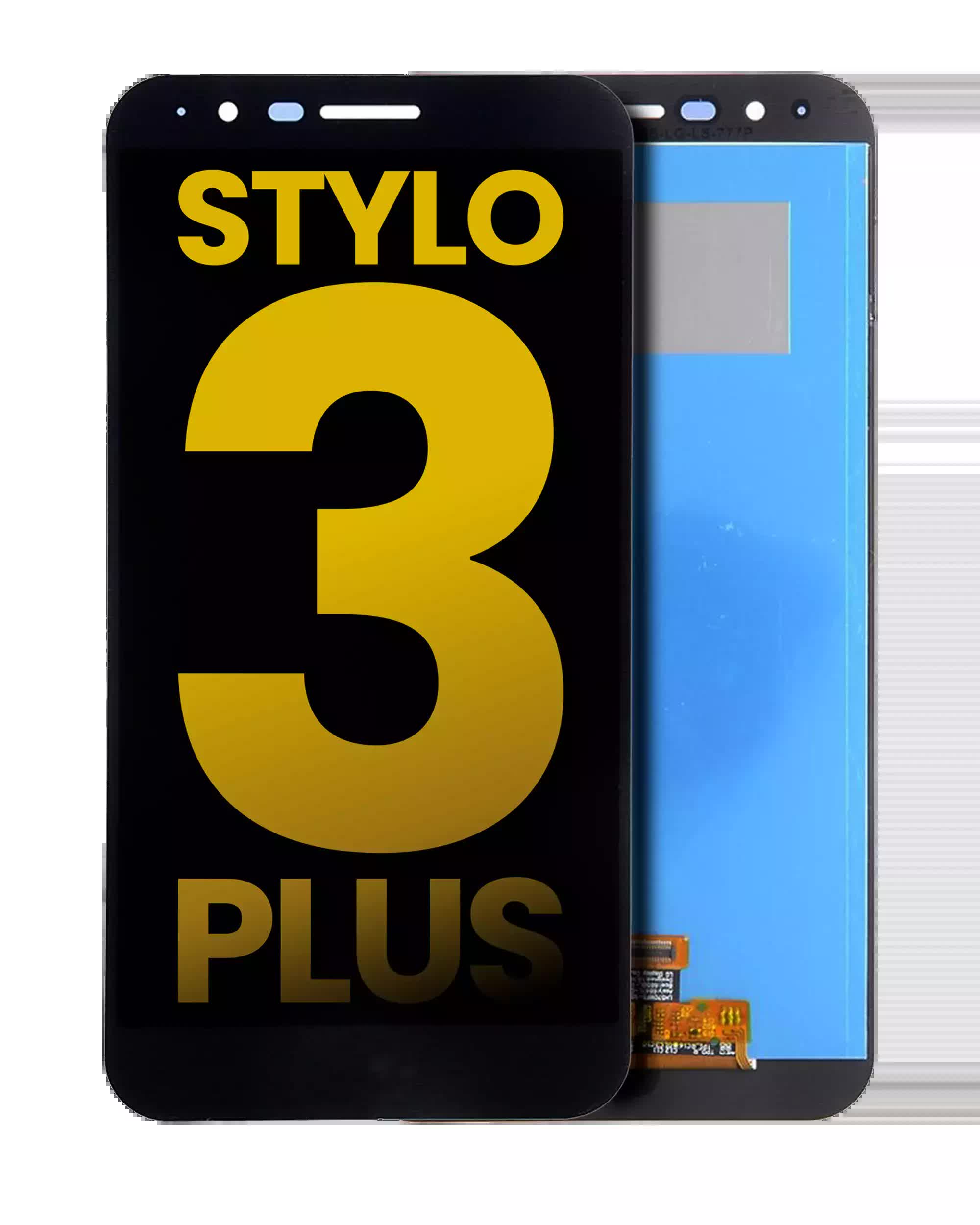 LCD Display ohne Rahmen für LG Stylo 3 Plus (TP450 / MP450 / M470) (professionell aufgearbeitet) (Black (Schwarz))