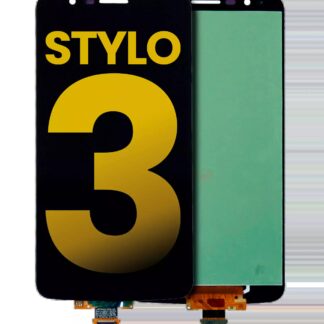 LCD Display ohne Rahmen für LG Stylo 3 (professionell aufgearbeitet) (Black (Schwarz))