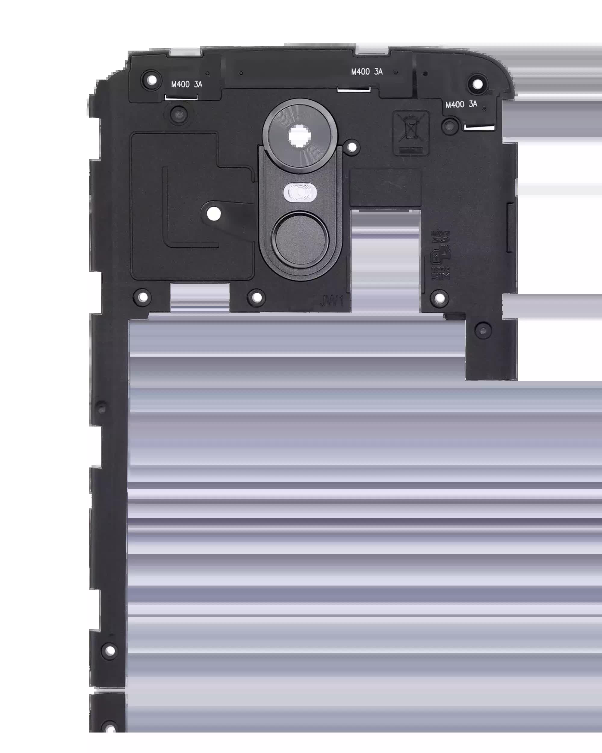 Rückgehäuse für LG Stylo 3 (Black (Schwarz))