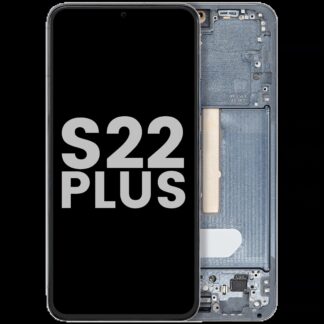 OLED Display mit Rahmen für Samsung Galaxy S22 Plus 5G (ausgebautes Originalteil: Grade B/C) (Phantom Green)