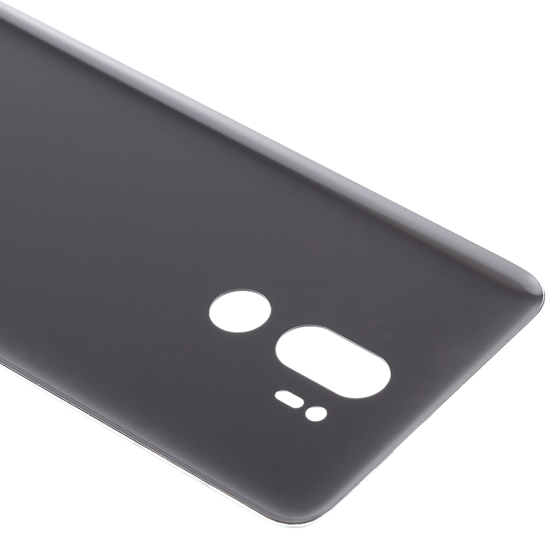 Rückdeckelglas für LG G7 ThinQ (Black (Schwarz)) – Bild 3