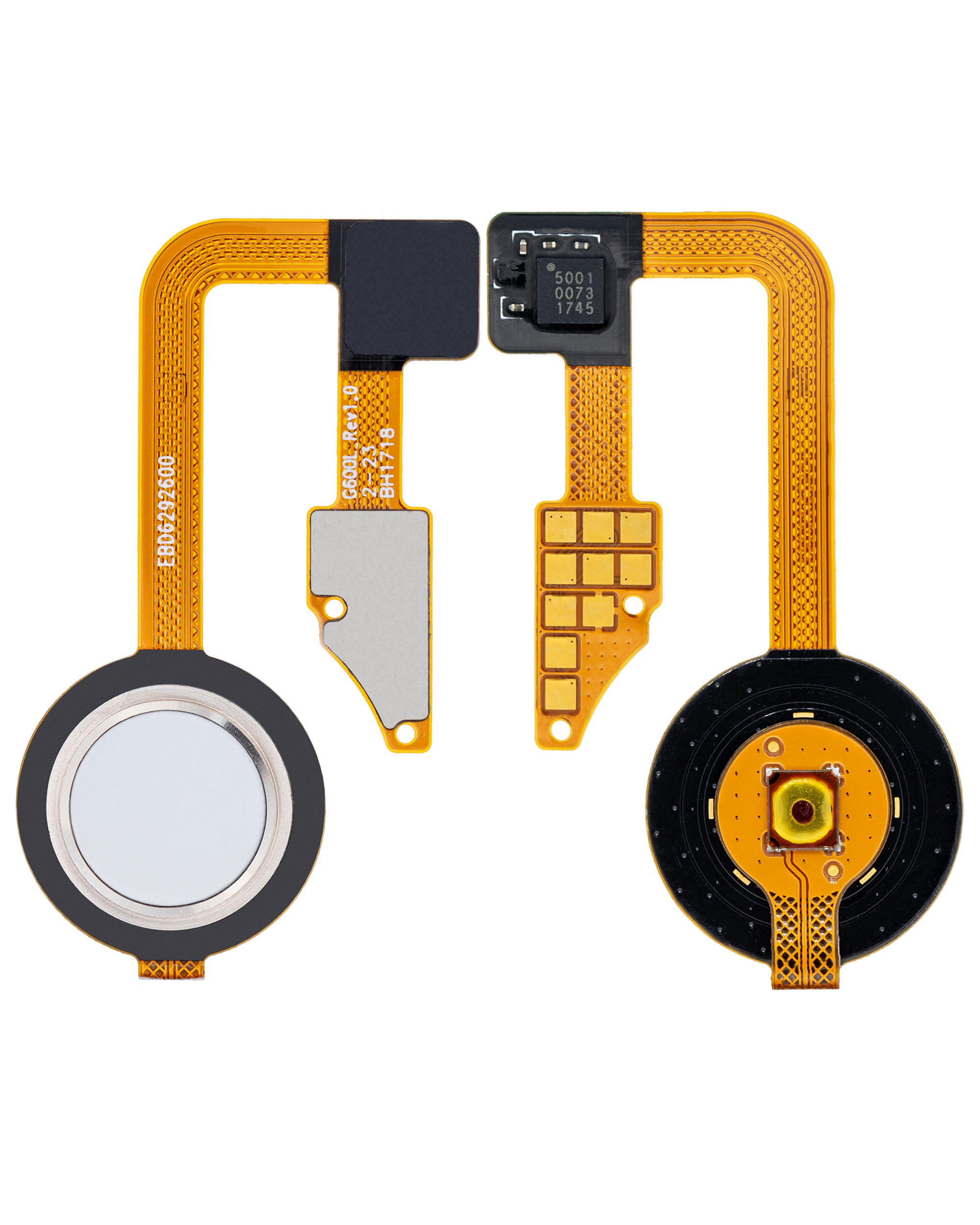 Fingerprint Homebutton Sensor & Power Sensor Flexkabel für LG G6 (Mystic White) – Bild 2