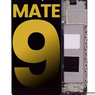 LCD Display mit Rahmen für Huawei Mate 9 (professionell aufgearbeitet) (Black (Schwarz))