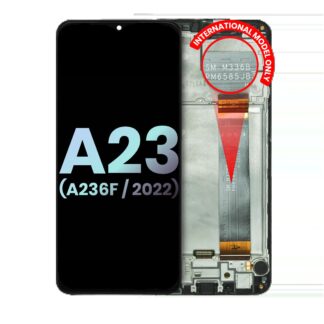 LCD Display mit Rahmen für Samsung Galaxy A23 5G (A236F / 2022) (International Version) (Service Pack)
