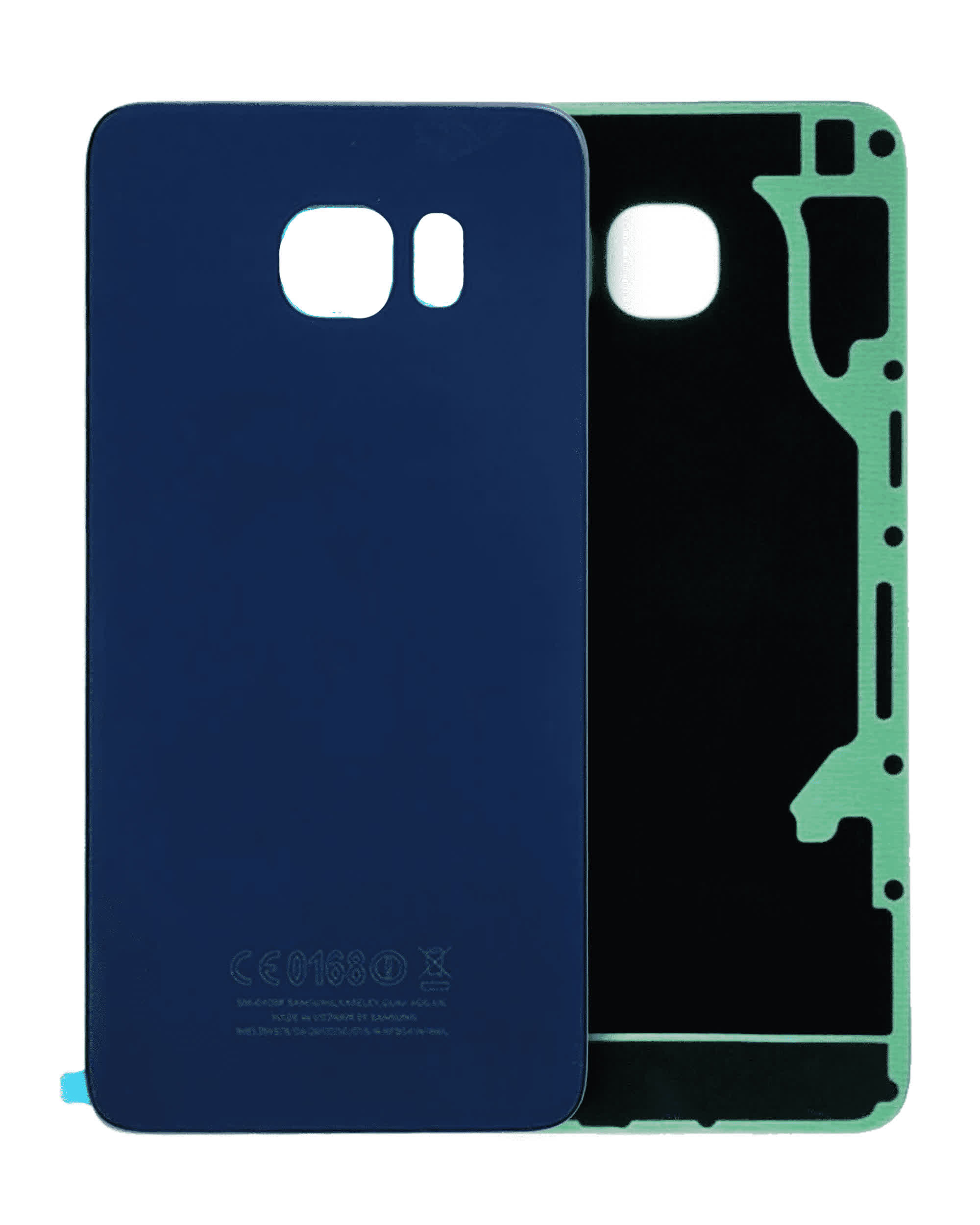 Rückdeckelglas für Samsung Galaxy S6 Edge (Service Pack) (Black Sapphire (Schwarz))