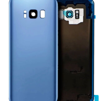 Rückdeckelglas mit Kameraglas für Samsung Galaxy S8 Plus (Service Pack) (Coral Blue (Blau))