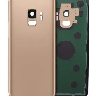 Rückdeckelglas mit Kameraglas für Samsung Galaxy S9 (Service Pack) (Sunrise Gold (Gold))