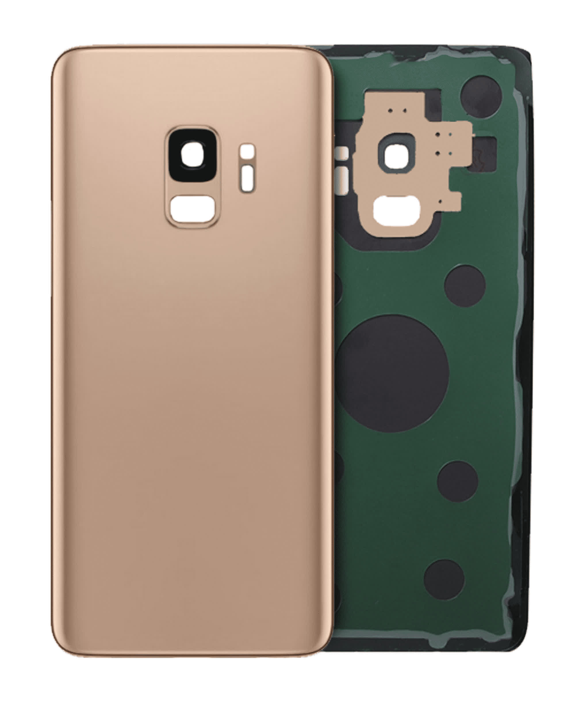 Rückdeckelglas mit Kameraglas für Samsung Galaxy S9 (Service Pack) (Sunrise Gold (Gold))