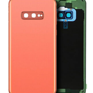 Rückdeckelglas mit Kameraglas für Samsung Galaxy S10e (Service Pack) (Flamingo Pink (Rosa))