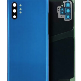 Rückdeckelglas mit Kameraglas für Samsung Galaxy Note 10 Plus / 5G (Service Pack) (Aura Blue)