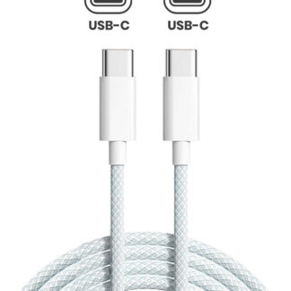 USB-C to C Braided Kabel für iPhone / iPad (1 m / 3 ft) (Original Grade A) (Bulk-Verpackung) (10er-Pack)